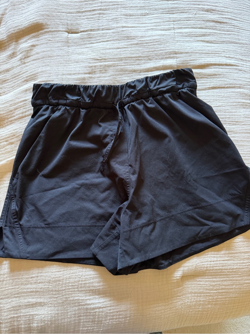 lululemon athletica Women's Black Athletic Drawstring Shorts